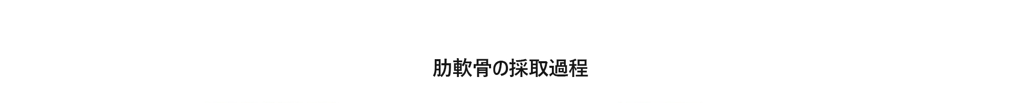 [肋軟骨の採取過程]